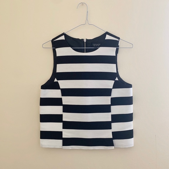 Topshop Striped Co-ord Set - Picture 3 of 4